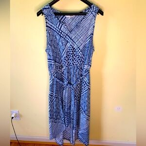 Cute Blue and White Dress 1X